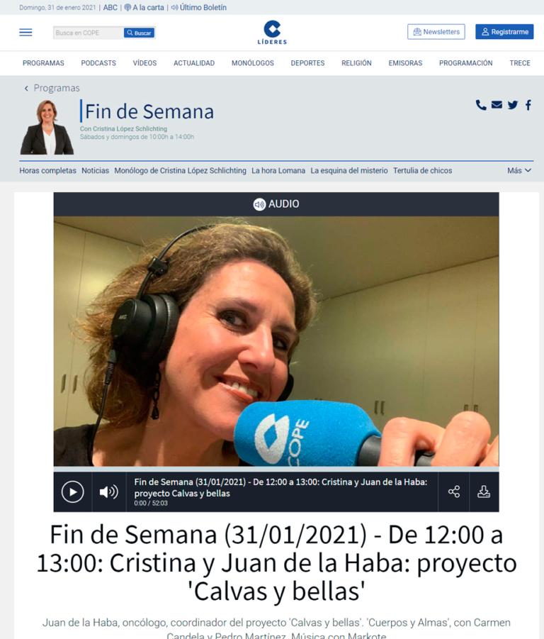 CADENA COPE FIN DE SEMANA | Con Cristina López Schlichting - En Que Te ...