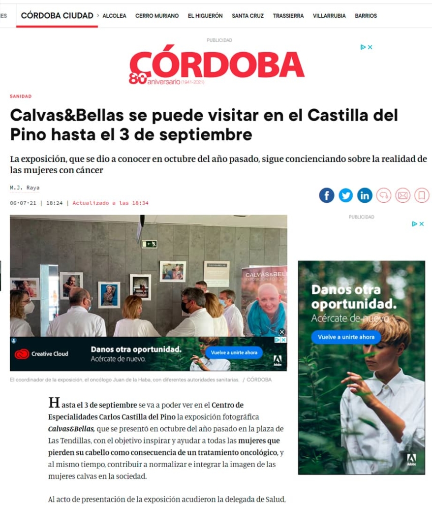 Exposición Calvas&Bellas en Castilla del Pino